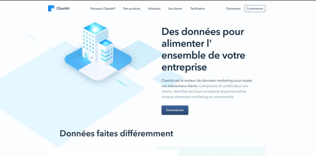 6 meilleurs logiciels de suivi clearbit scaled