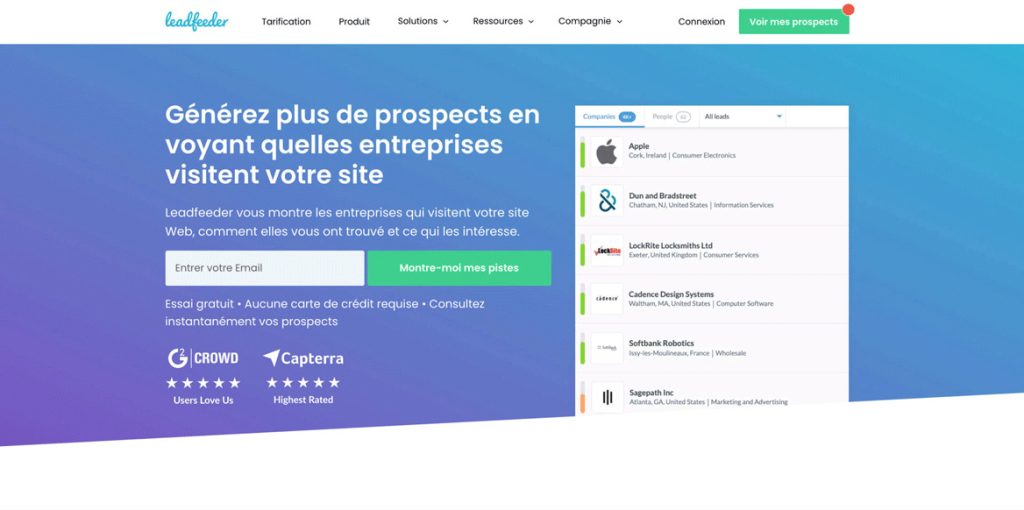 meilleurs logiciels de suivi leedfeader
