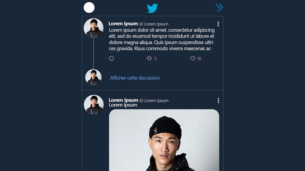 twitter post texte