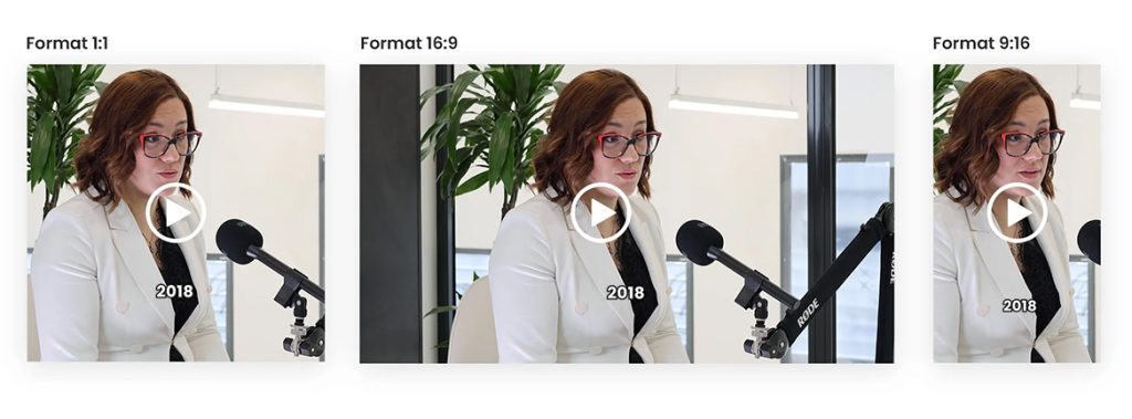 3 formats videos pour annonce publicitaire