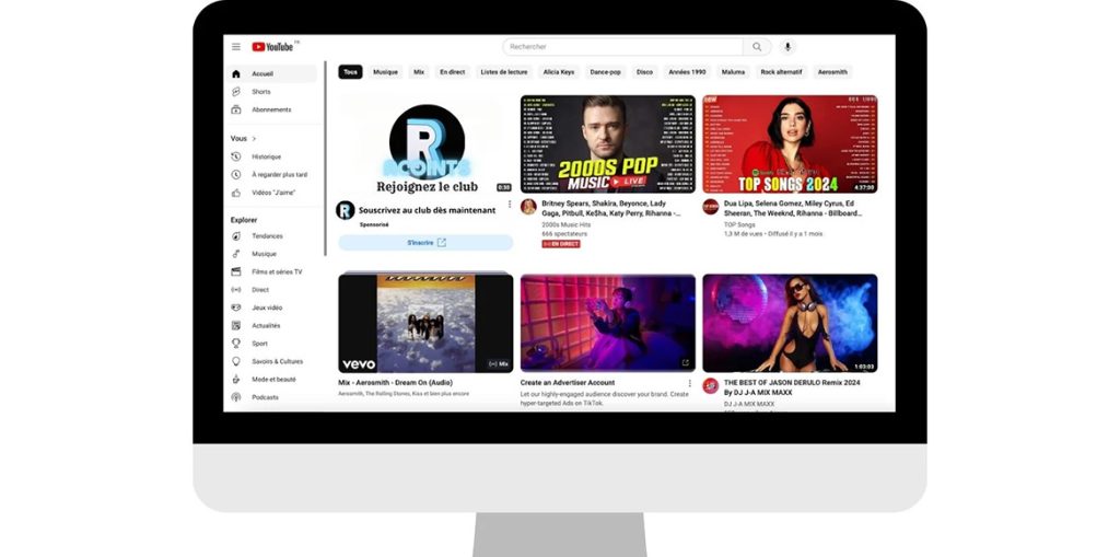 publicite discovery youtube