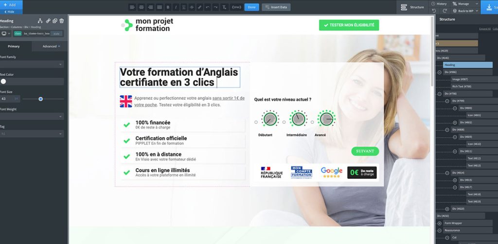 illustration logiciels builder landing page antidote