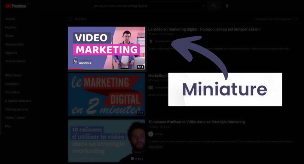 illustration miniature seo youtube
