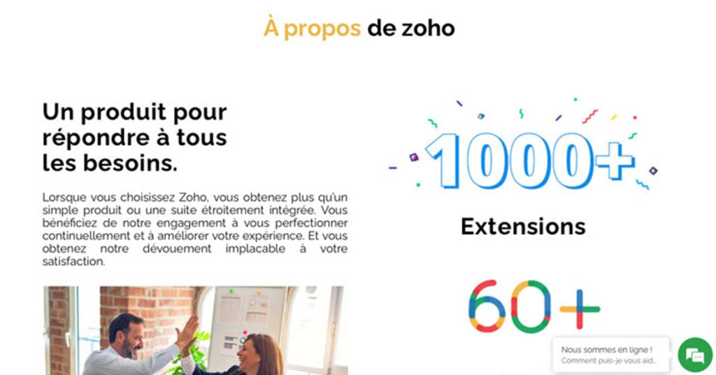 illustration zoho systems crm landing page web site design 1