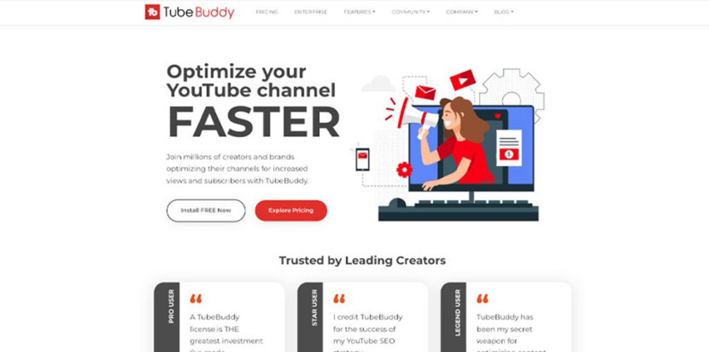 logiciel optimisation youtube tube buddy