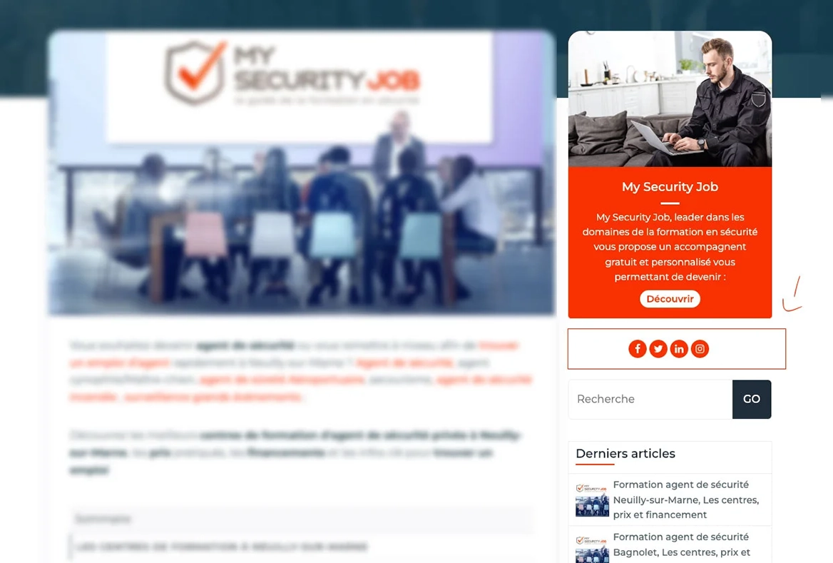 connexion site au reseaux sociaux